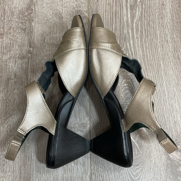 Ziera Dash Leather Ankle Strap Open Toe Heel Sandal 38 W - Picture 8 of 16